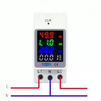 Контролен електромер TOMZN 4 в 1 за DIN рейка | 100A, снимка 7 - Друга електроника - 39871159