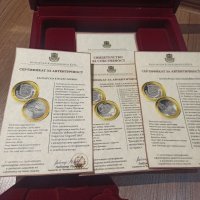 Сребърни монети със златно покритие от колекция, снимка 6 - Нумизматика и бонистика - 35734043