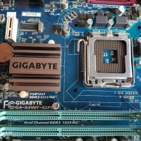 Дънна платка Gigabyte GA-G41MT-S2PT DDR3 Intel със задна планка, снимка 8 - Дънни платки - 41758978