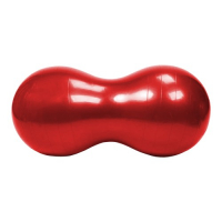 Топка ролер (физиорол) - издължена топка за аеробика, пилатес, гимнастика, особено подходяща за стре, снимка 4 - Йога - 36362047