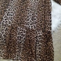 Рокля  в леопардов принт 2ХЛ/3ХЛ размер, снимка 2 - Рокли - 42001317