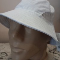 Лятна шапка идиотка Лен Памук 60 см Бяла, снимка 3 - Шапки - 41323561