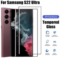 5D ЦЯЛО ЛЕПИЛО Стъклен протектор за Samsung Galaxy S22 S21 / Ultra / Plus +, снимка 2 - Фолия, протектори - 32070360
