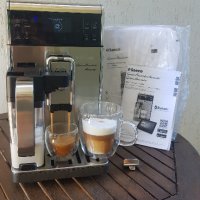 Кафемашина Saeco GranBaristo Avanti с bluetooth, тъч скрийн, БГ меню. Обслужена изцяло!, снимка 3 - Кафемашини - 42178074