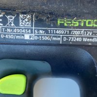 FESTOOL C 12 EC-TEC - Безчетков винтоверт боди, снимка 5 - Винтоверти - 41700824