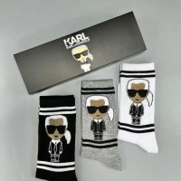 Karl Lagerfeld дамски чорапи 6 чифта в кутия, снимка 1 - Дамски чорапи - 39787036