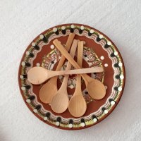 Дървена лъжичка, снимка 1 - Прибори за хранене, готвене и сервиране - 34635514