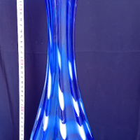 Огромна стъклена ваза, снимка 6 - Вази - 44698730