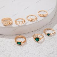 Дамски моден комплект бижута(пръстени), 3модела - 023, снимка 11 - Пръстени - 41292682