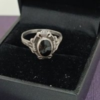 Красив сребърен пръстен #НС15, снимка 4 - Пръстени - 44404484
