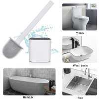 3858 Силиконова четка за почистване на тоалетна, снимка 8 - Други стоки за дома - 41703891