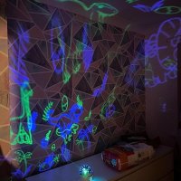 Нова нощна светлина проектор за деца Динозавър/3-7год./Детска стая декорация, снимка 7 - Други - 41551236
