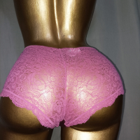 Calvin Klein M/L Розова дантелена бикина, снимка 6 - Бельо - 36264833