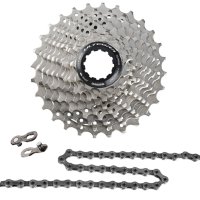 11sp 11-28t Ultegra CS-R8000 + CN-HG701-116L Wear & Tear Kit касета и верига, снимка 1 - Части за велосипеди - 40827106