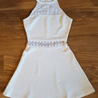 РАЗКОШНА бяла рокля с дантела, снимка 1 - Рокли - 41400587