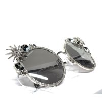 ATELIER SWAROVSKI 🍊 Дамски слънчеви очила “SILVER NIGHT & BLACK DIAMOND” нови с кутия, снимка 10 - Слънчеви и диоптрични очила - 41417055