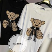 Дамска тениска мече Gucci, снимка 2 - Тениски - 44328466