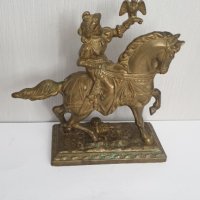Стара бронзова фигура, снимка 2 - Антикварни и старинни предмети - 41904887