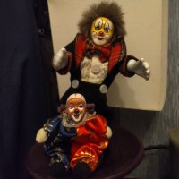 Порцеланови клоуни лот от 70 год, снимка 1 - Колекции - 40594767