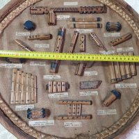 Старинно табло на традиционни Мадагаскарски музикални инструменти, снимка 5 - Антикварни и старинни предмети - 44357039