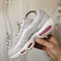 оригинални маратонки  NIKE AIR MAX 95 SE Pink White  номер 39, снимка 11 - Маратонки - 40672613