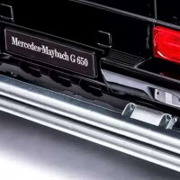 Акумулаторен джип Mercedes G650 Maybach12V,MP3, с меки гуми, снимка 12 - Детски велосипеди, триколки и коли - 34850326