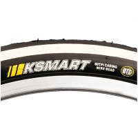 Велосипедна гума KENDA Ksmart (20 x 1.35) (32-406) черна/бели ленти, снимка 6 - Части за велосипеди - 41104978