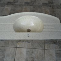 Мивка за баня от технически камък, снимка 1 - Мивки - 39586425