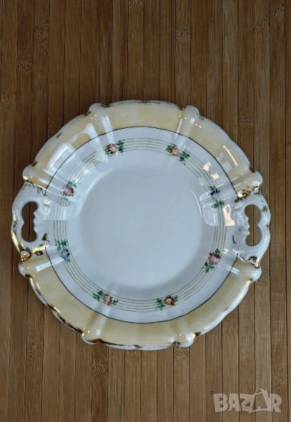 Чиния с дръжки - Carl Tielsch, снимка 1