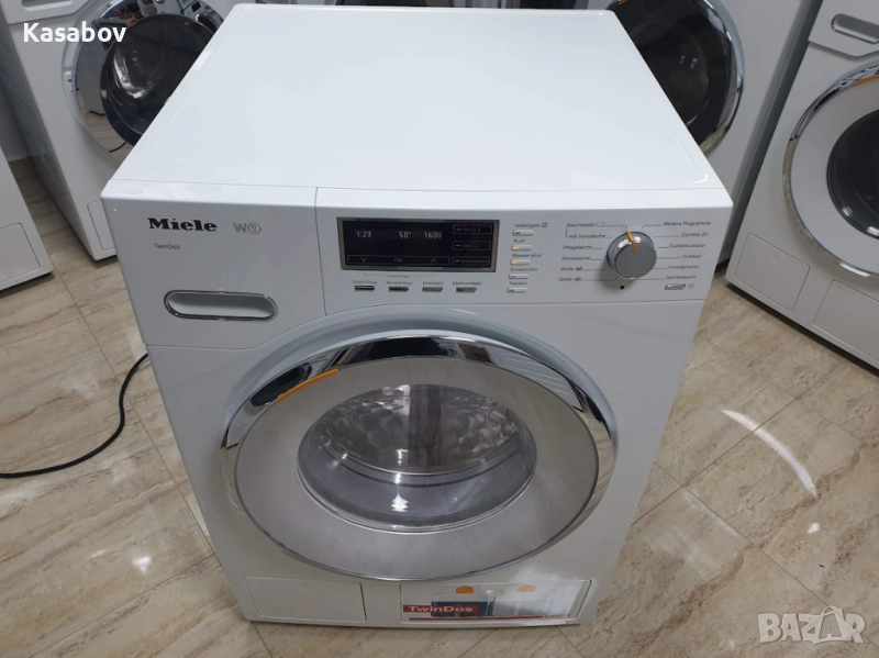 Miele W1 - TwinDos - Подсветка - Пералня Миеле 12м Гаранция, снимка 1
