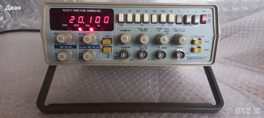 Функционален генератор Voltcraft FG 1617, снимка 1