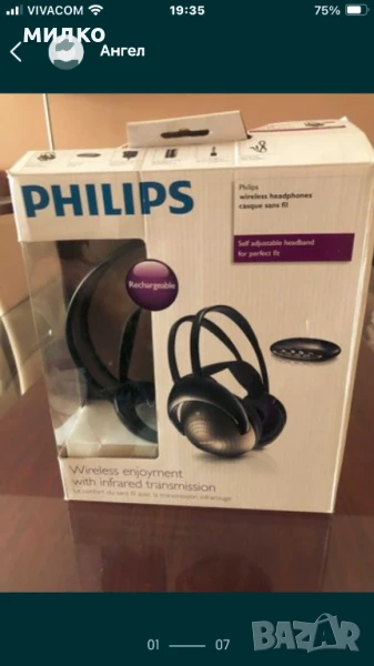 Слушалки HiFi Philips, без кабел SHC2000, снимка 1