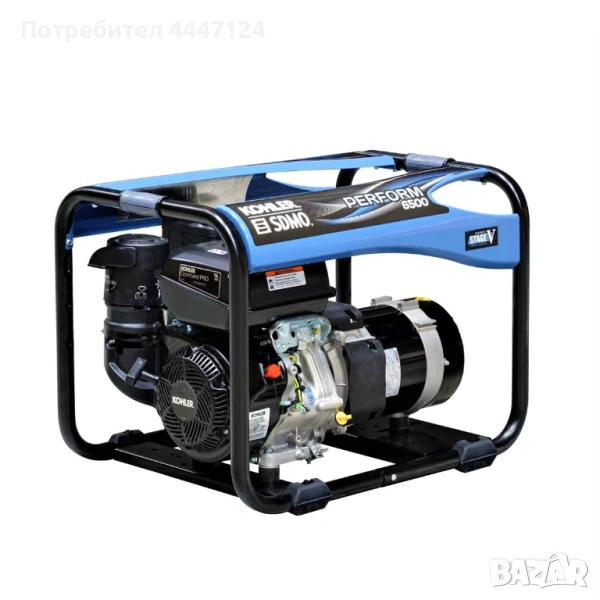 Бензинов генератор за ток , 10 KW, Под наем. Монофазен и трифазен, снимка 1