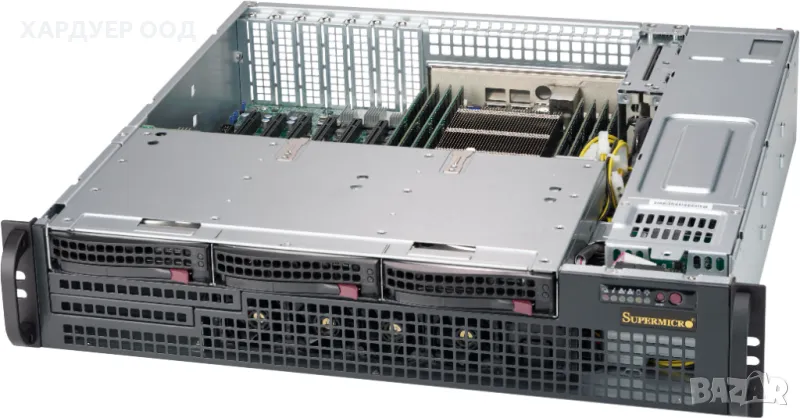 Supermicro CSE-825 2x2620 16GB RAM 6TB HDD 2U Server, снимка 1