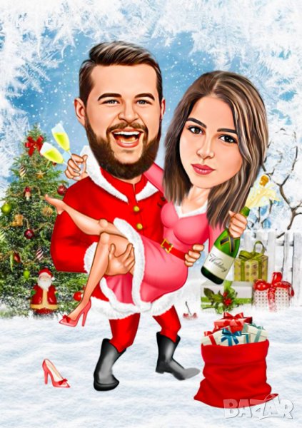 Коледни Карикатури, снимка 1