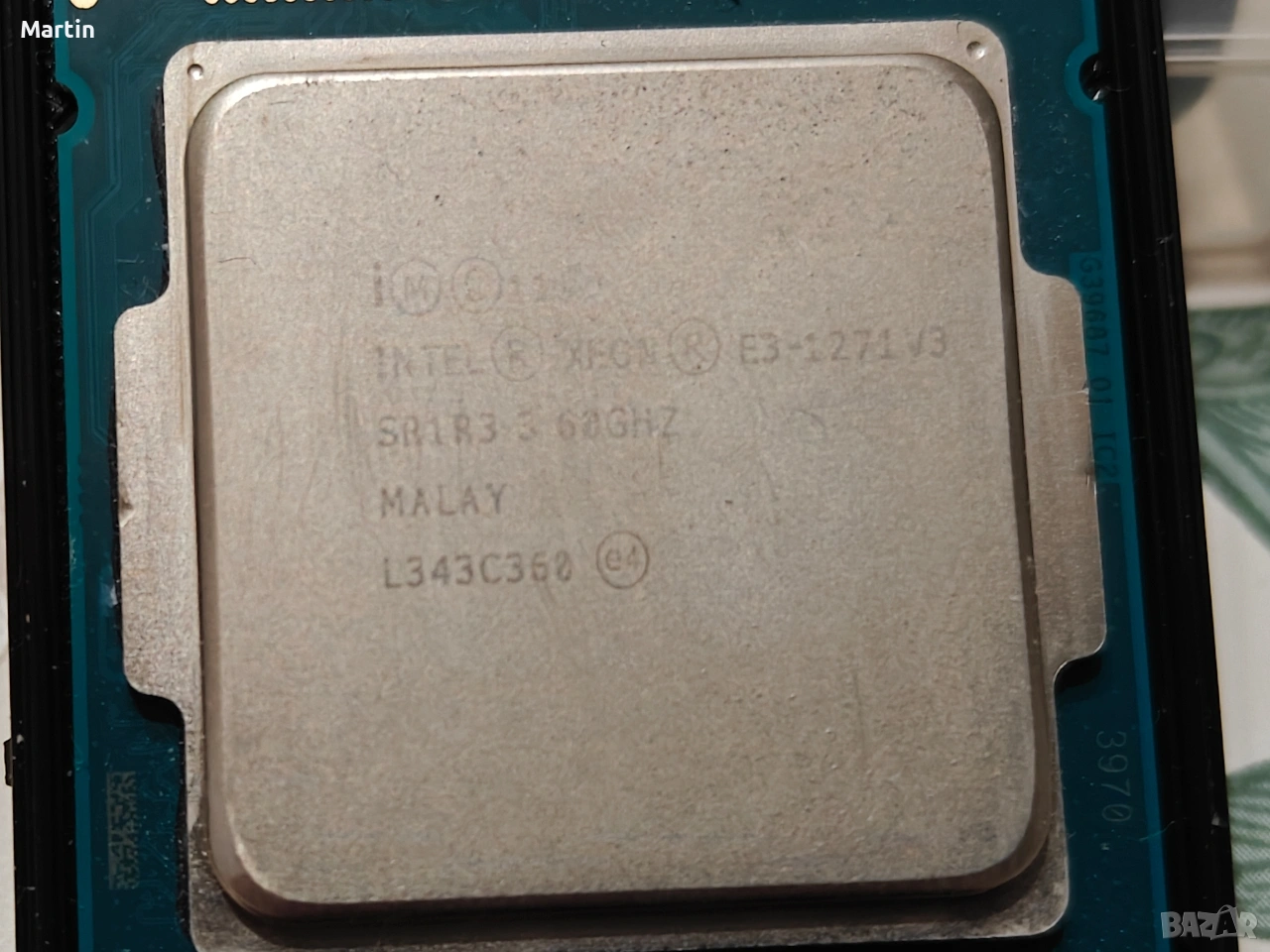 Intel Xeon E3-1271 v3 (i7-4790 еквивалент) LGA 1150, снимка 1