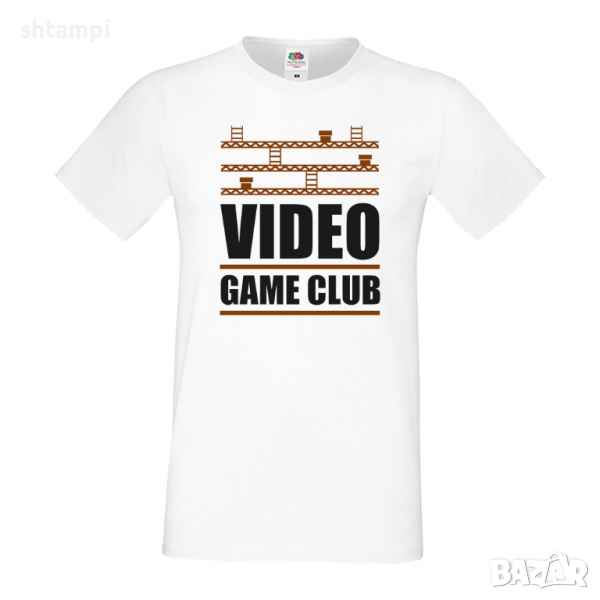 Мъжка тениска Video Game Club, снимка 1