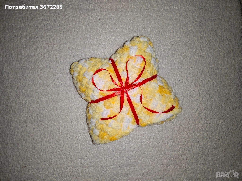 Ръчно плетено одеяло. Изработва се в цвят и размер по избор., снимка 1