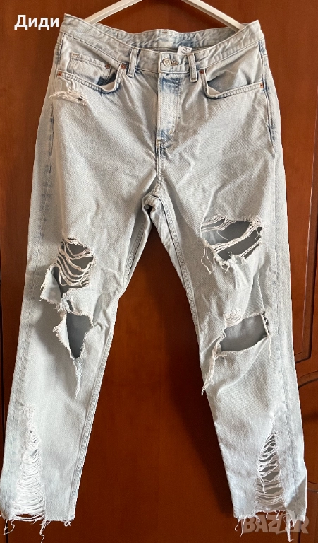Дамски накъсани дънки H&M, снимка 1