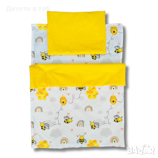 Комплект завивки Пчели с жълто, снимка 1