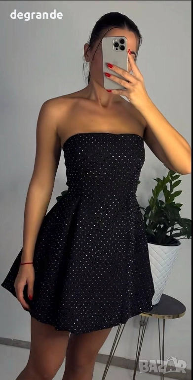 Кукленска рокля с камъни , снимка 1