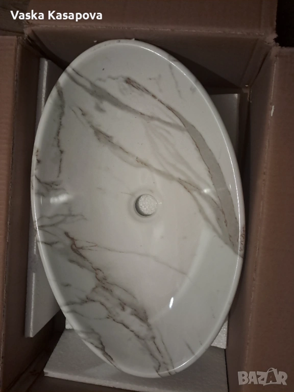Мраморна мивка , снимка 1