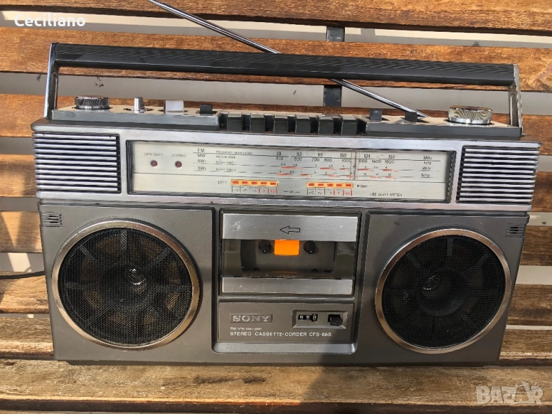 Sony CFS-S65S(1979) Хубав и Работещ Японски радиокасетофон!, снимка 1