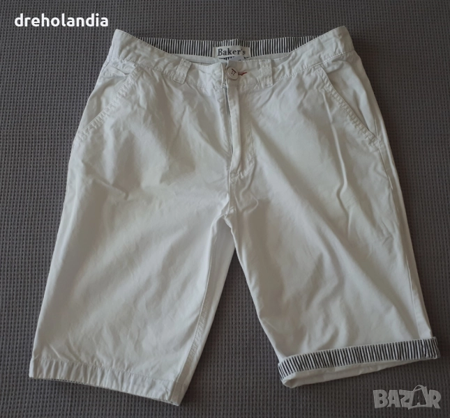 Бял къс панталон – Baker’s – 34/L, снимка 1