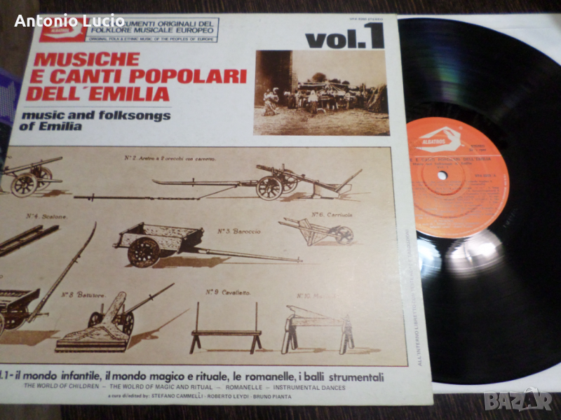Musiche e Canti Popolari dell'Emilia, снимка 1