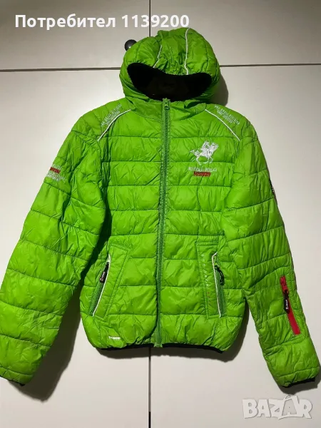 Зелено олекотено яке момче 8г Geographical Norway, снимка 1