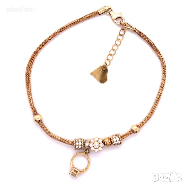 Златна дамска гривна 4,99гр. 21,5см. 14кр. проба:585 модел:30042-5, снимка 1