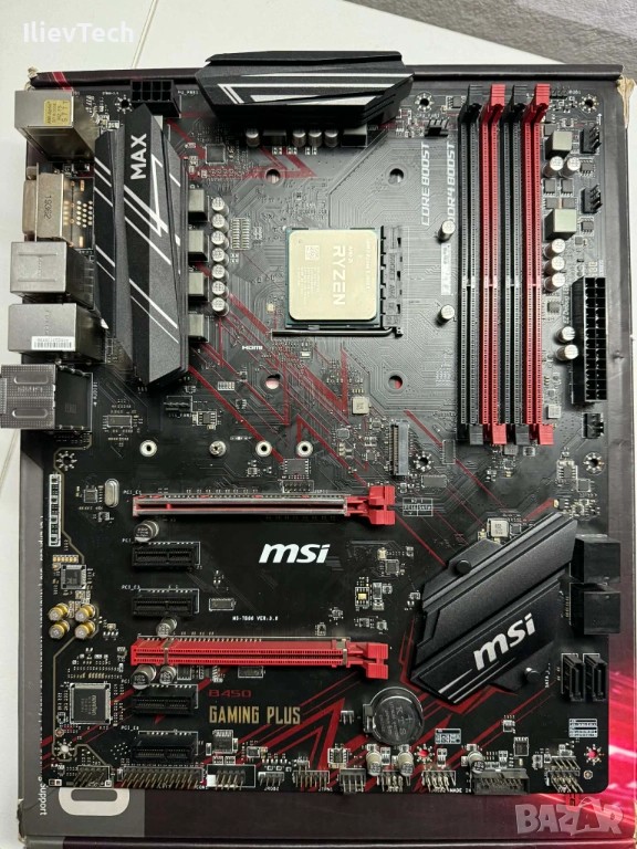 Дънна платка MSI B450 Gaming Plus Max+Ryzen 5 3600X, снимка 1