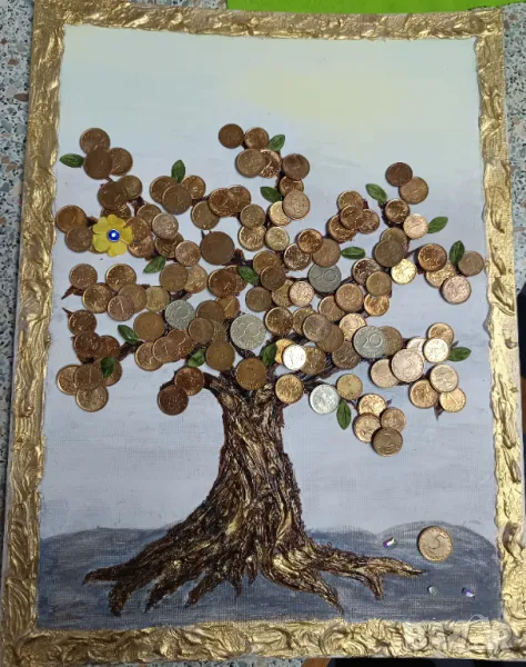 Пано ,,Дървото на парите и изобилието", снимка 1