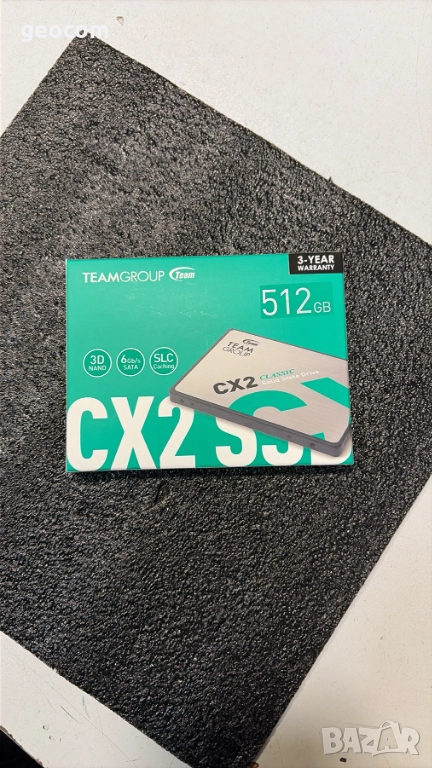 512GB 2.5" SSD TeamGroup CX2 (S-ATAIII 6.0Gbps,TLC,7мм), снимка 1